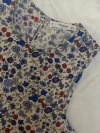 Blusa floreada