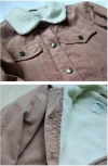 Casaca corduroy palo rosa