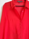Blusa roja tipo gasa